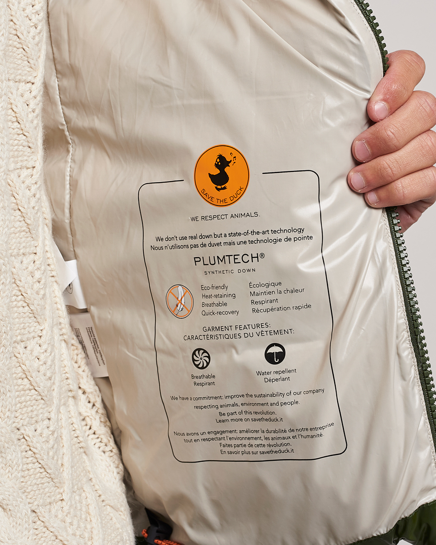 Men | Coats & Jackets | Save The Duck | Edgard Padded Puffer Pine Green