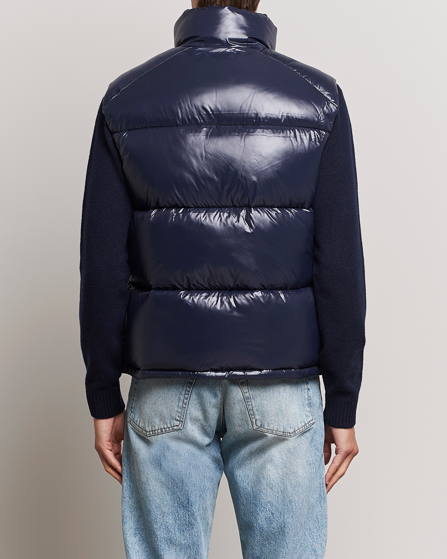 Men | Coats & Jackets | Save The Duck | Ailantus Padded Puffer Vest Blue Black