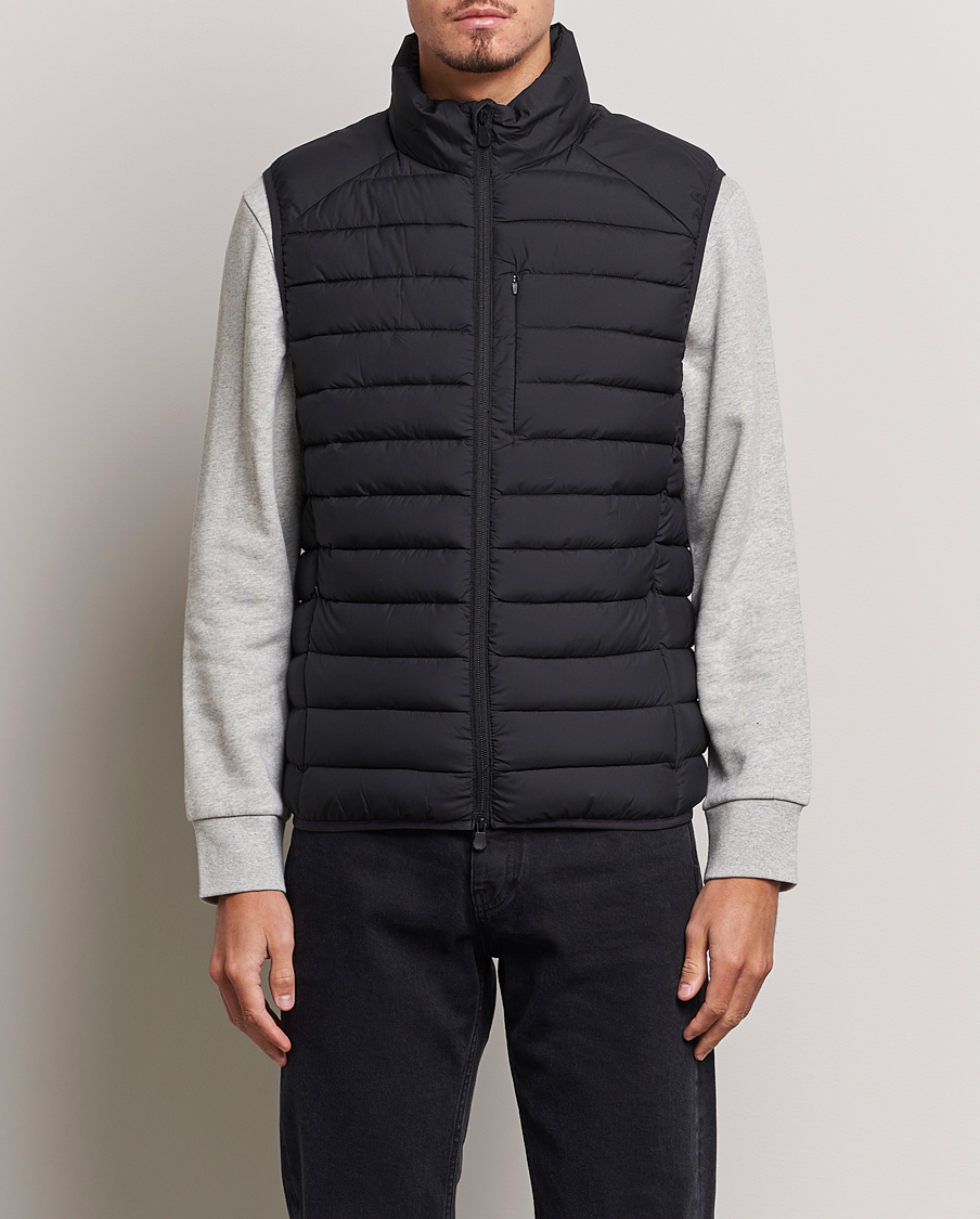 Men | Coats & Jackets | Save The Duck | Rhus Matt Lightweight Vest Black