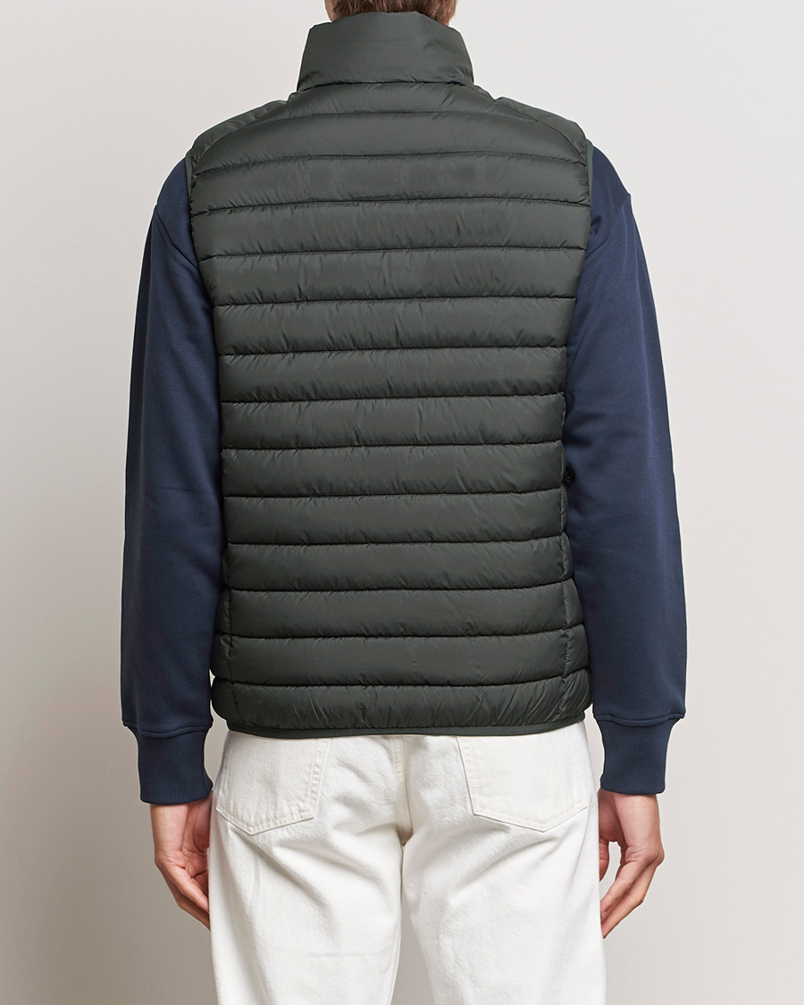 Men | Coats & Jackets | Save The Duck | Rhus Matt Lightweight Vest Green Black