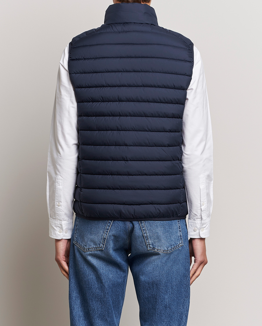 Men | Coats & Jackets | Save The Duck | Rhus Matt Lightweight Vest Blue Black