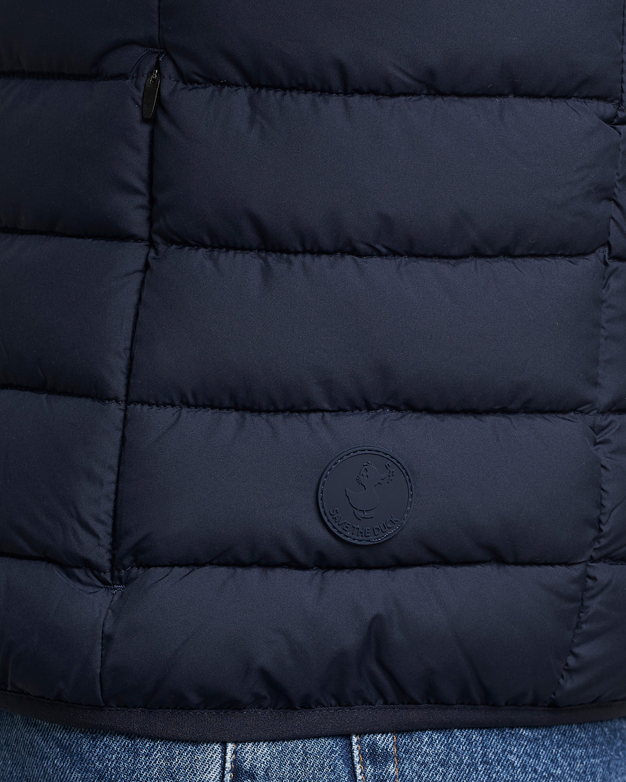Men | Coats & Jackets | Save The Duck | Rhus Matt Lightweight Vest Blue Black
