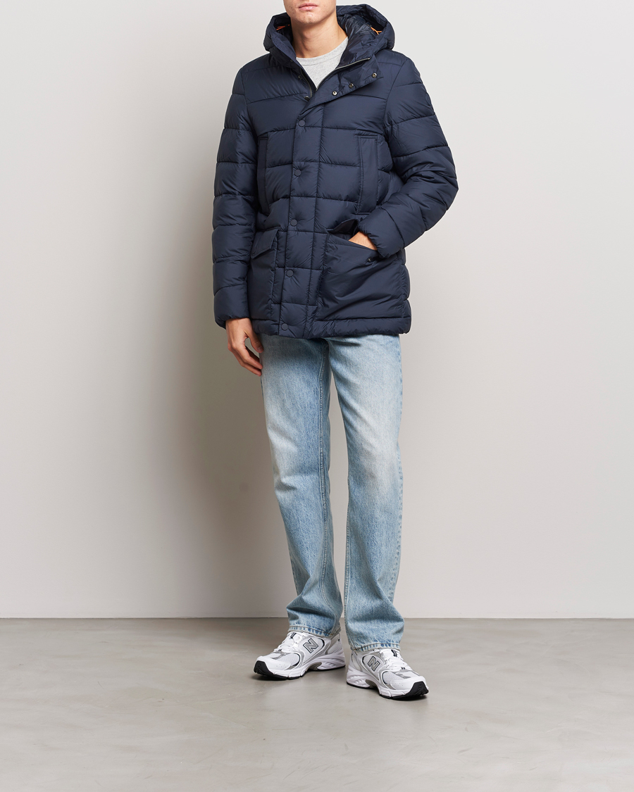 Men | Coats & Jackets | Save The Duck | Galium Matt Lightweight Jacket Blue Black