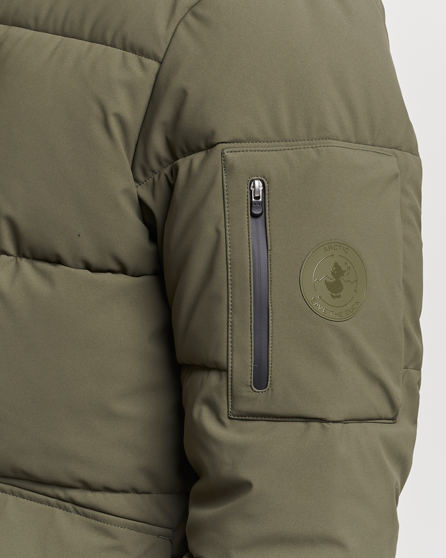 Men | Coats & Jackets | Save The Duck | Alter Short Arctic Parka Laurel Green