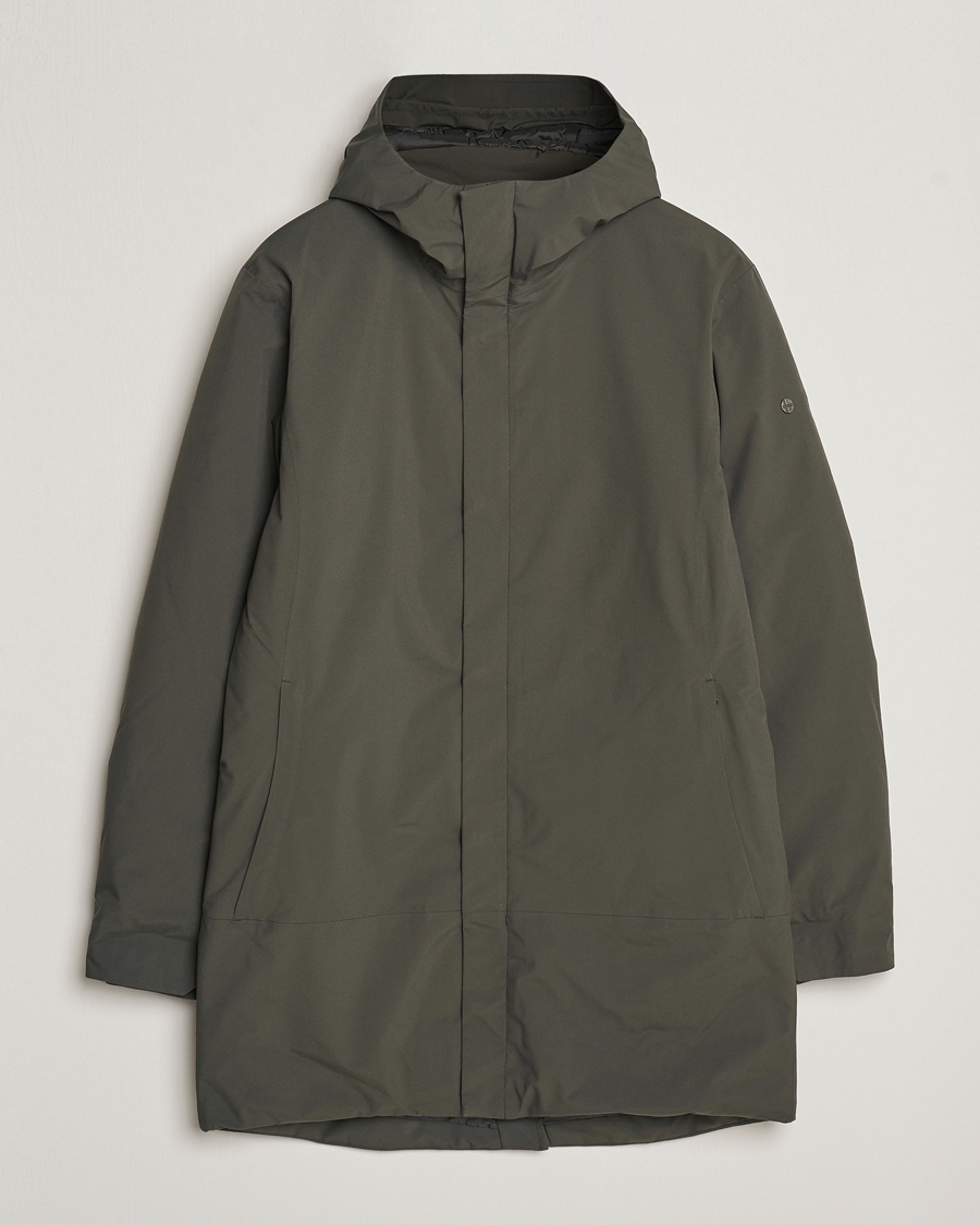 Men | Coats & Jackets | Scandinavian Edition | Loft Waterproof Padded Coat Dark Olive