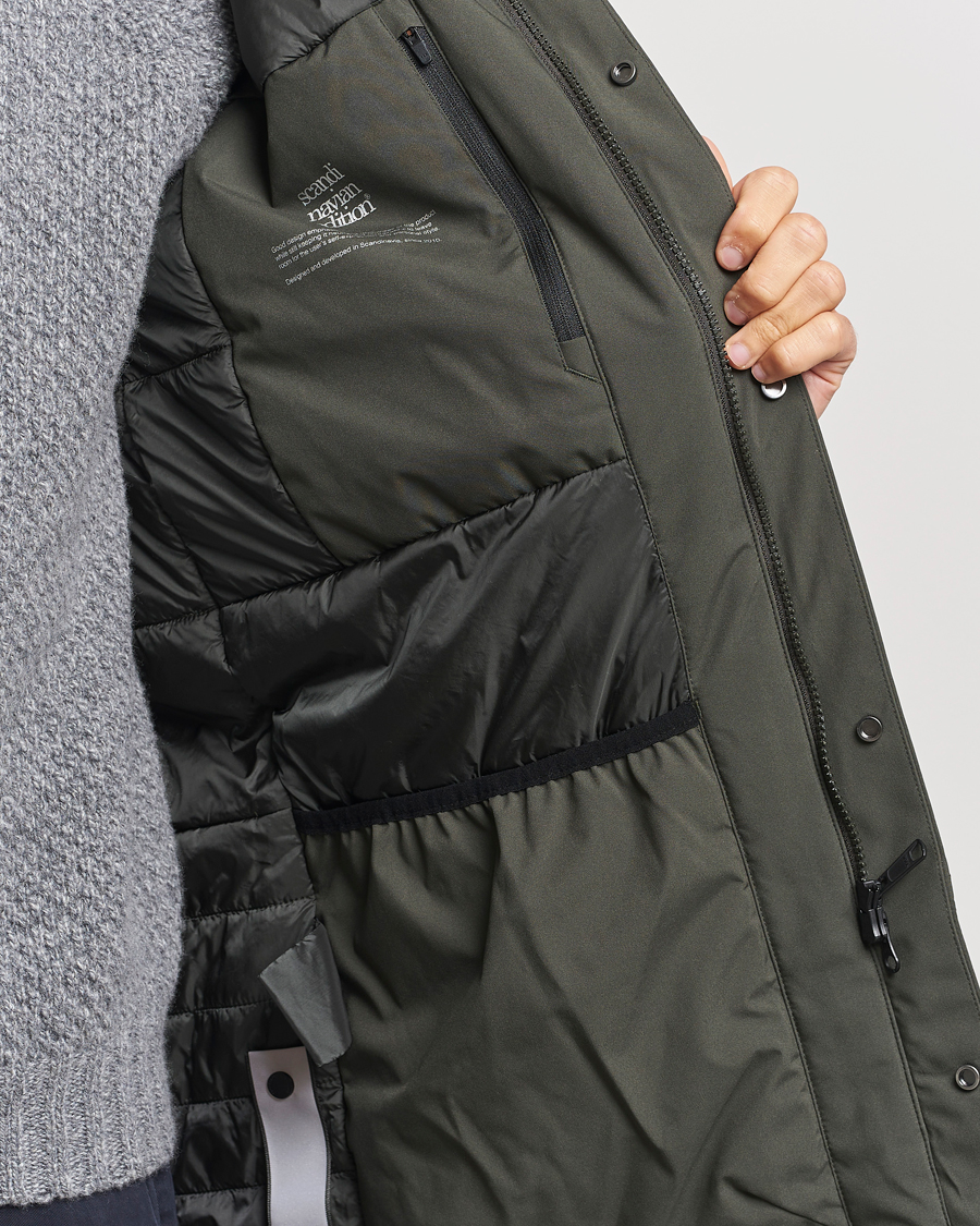 Men | Coats & Jackets | Scandinavian Edition | Loft Waterproof Padded Coat Dark Olive