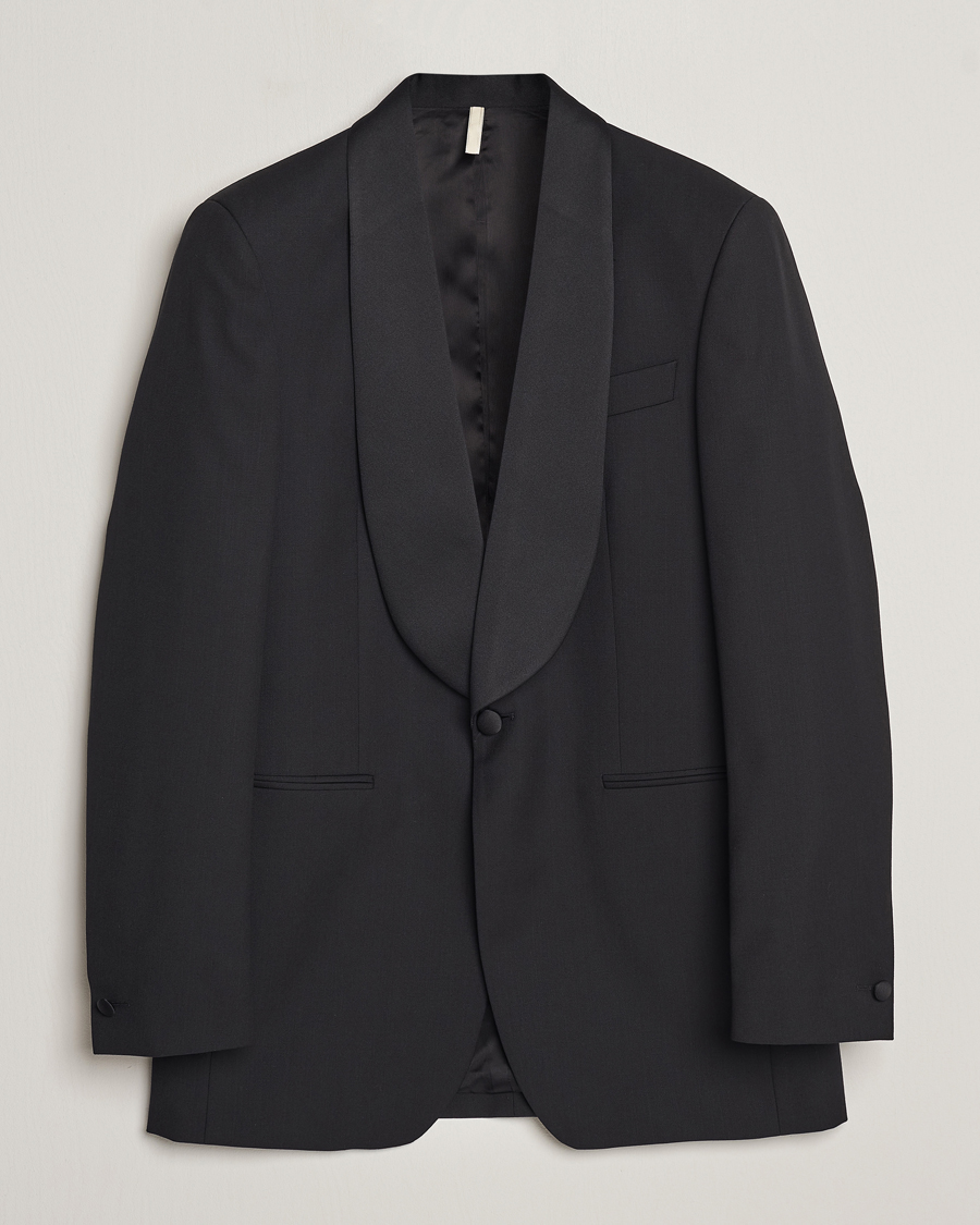 Men | Blazers | Sunflower | Shawl Collar Tuxedo Jacket Black