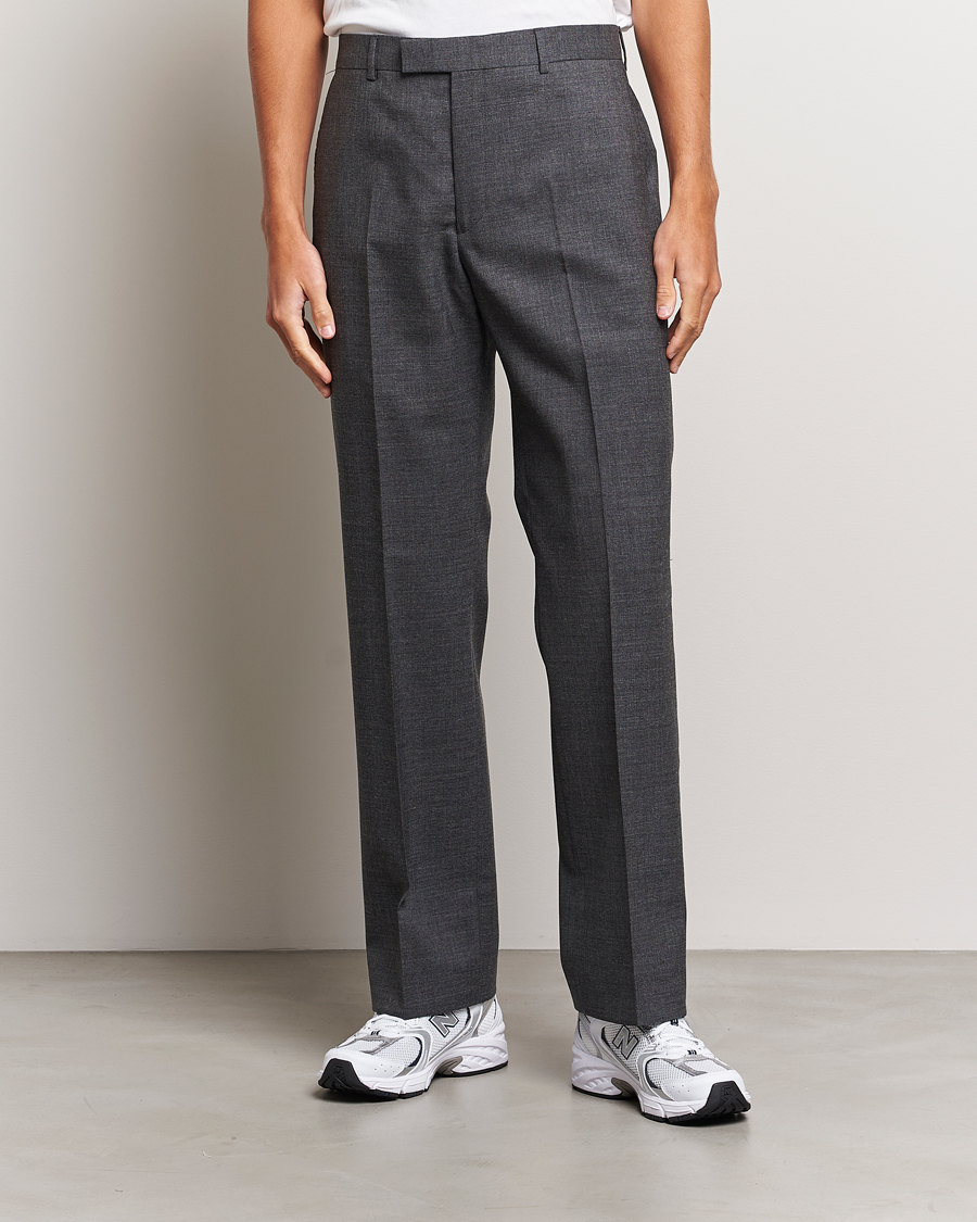 Men |  | Sunflower | Straight Wool Trousers Antracite