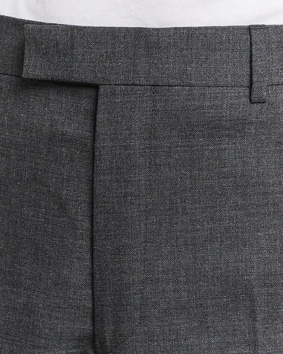 Men | Trousers | Sunflower | Straight Wool Trousers Antracite