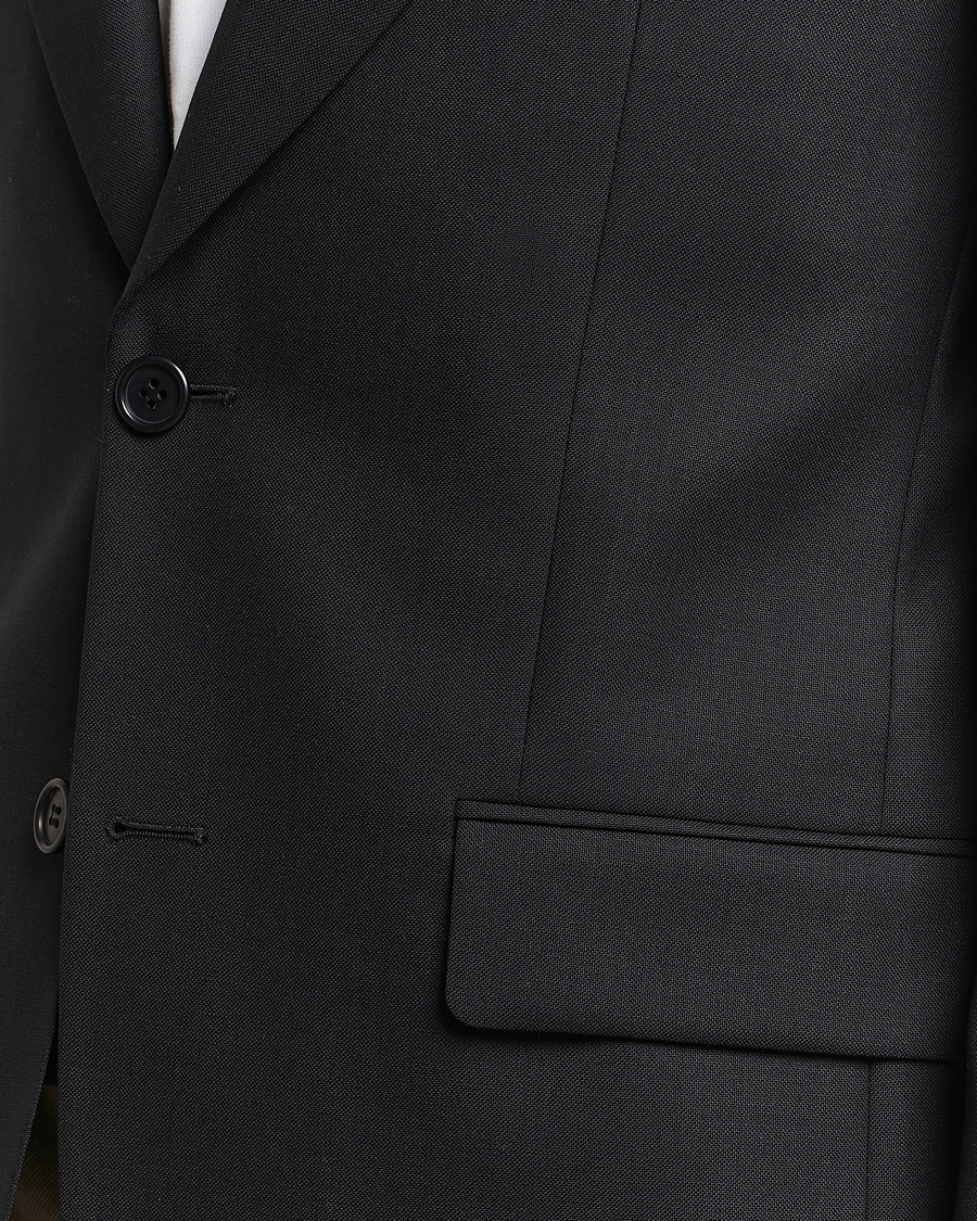 Men | Blazers | Sunflower | Single Breasted Wool Blazer Black