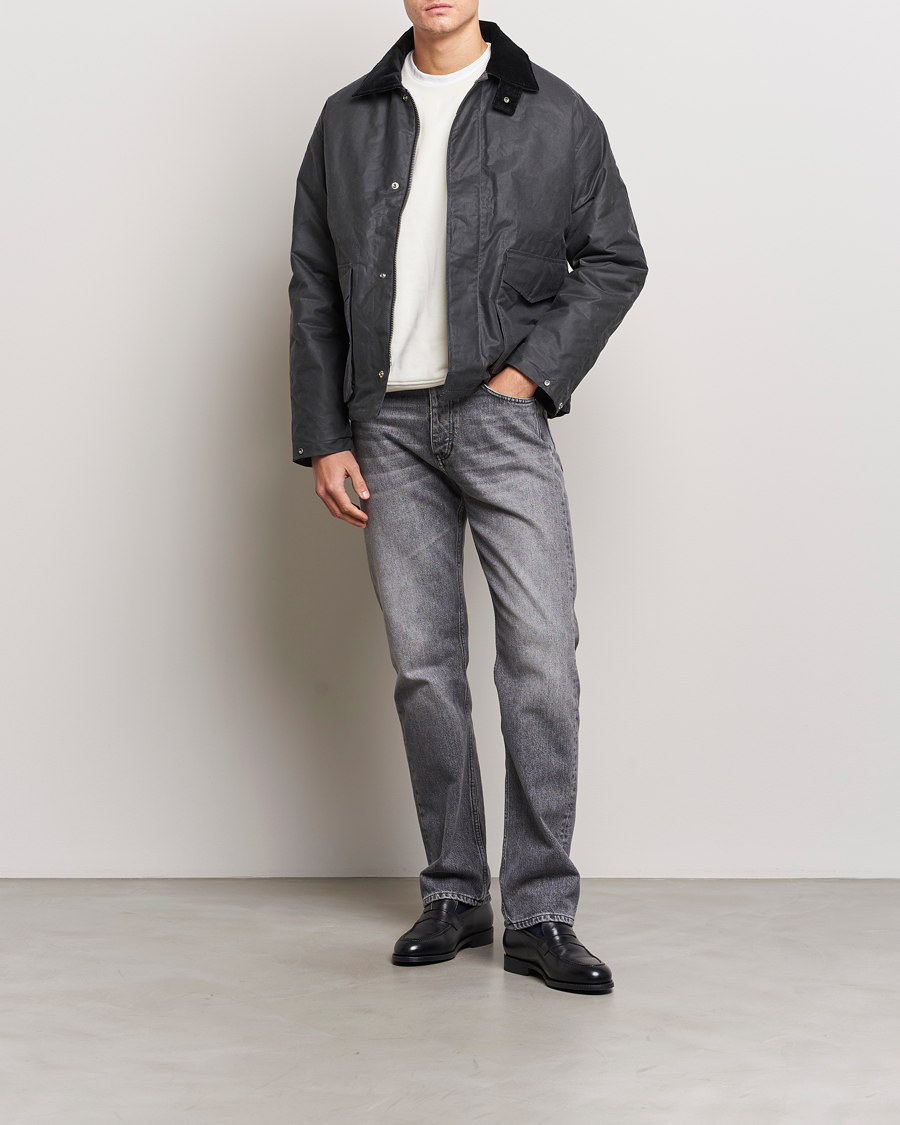 Men | Coats & Jackets | Sunflower | Waxed Short Jacket Black