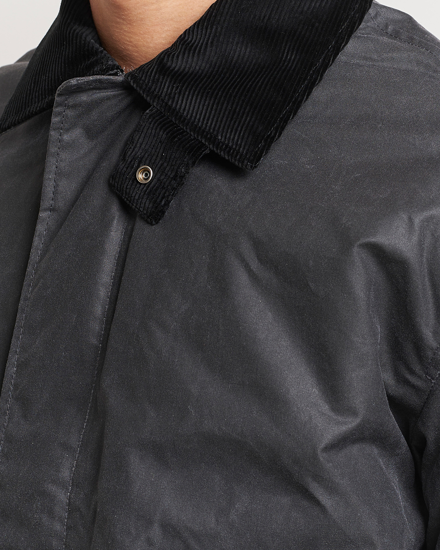 Men | Coats & Jackets | Sunflower | Waxed Short Jacket Black