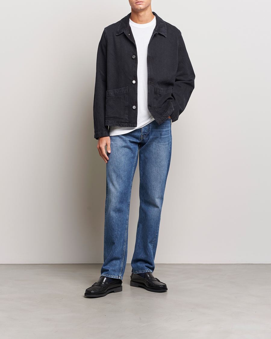 Men | Coats & Jackets | Sunflower | Worker Denim Jacket Black