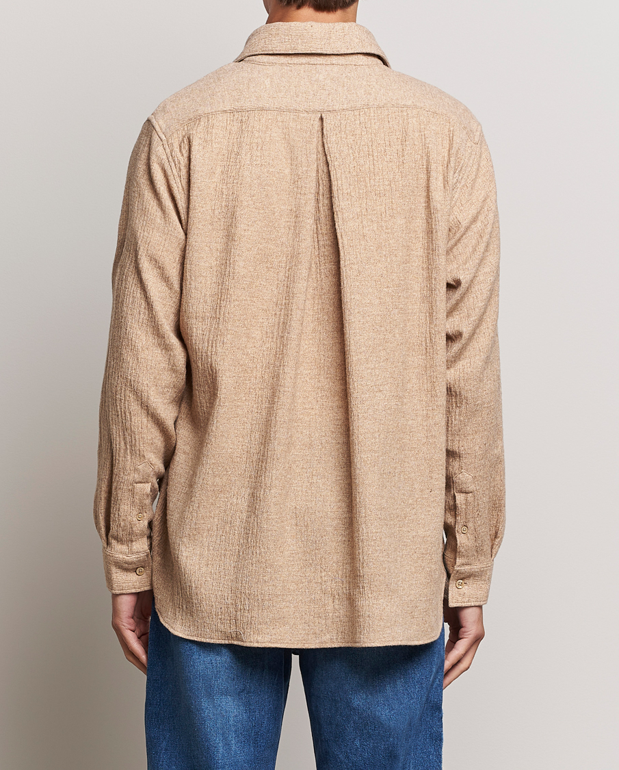 Men | Shirts | Sunflower | Please Light Wool Shirt Beige