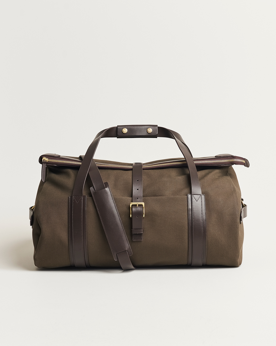 Men | Bags | Mismo | M/S Explorer Weekendbag Army/Dark Brown