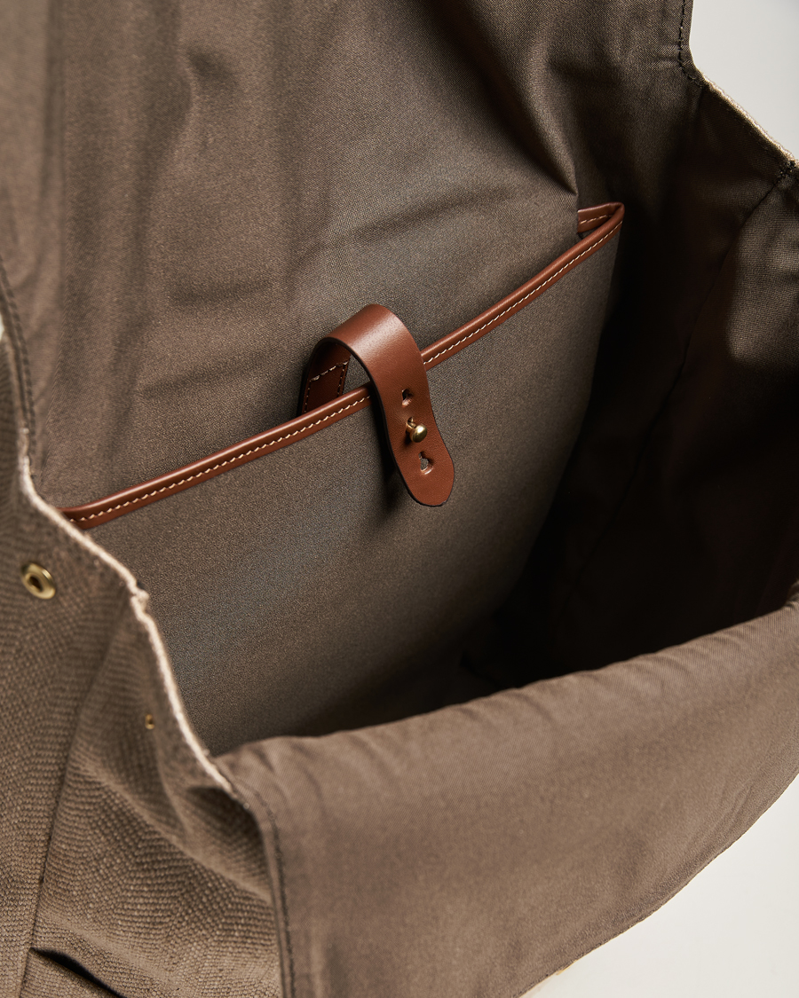 Men | Mismo M/S Backpack Grand Herringbone/Cuoio | Mismo | M/S Backpack Grand Herringbone/Cuoio