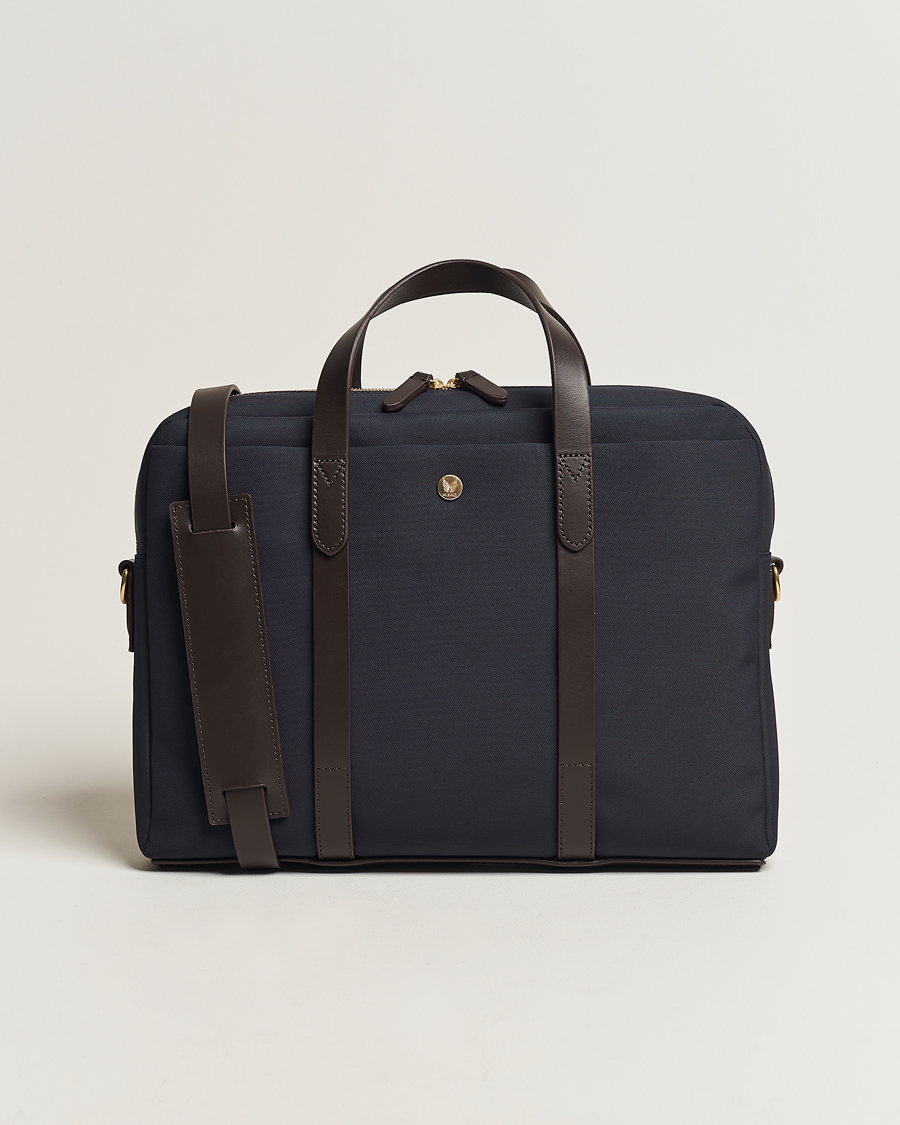 Men | Bags | Mismo | MismoM/S Aspire BriefcaseNavy/Dark Brown