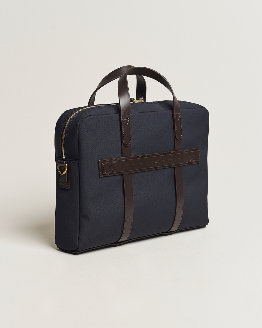 Men | Bags | Mismo | MismoM/S Aspire BriefcaseNavy/Dark Brown