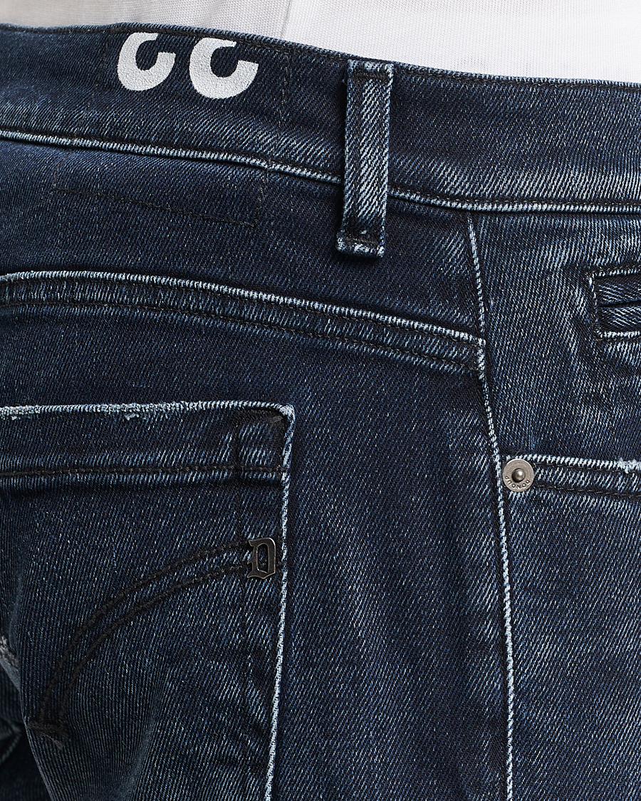 Men | Jeans | Dondup | George Destroyed Jeans Blue Black