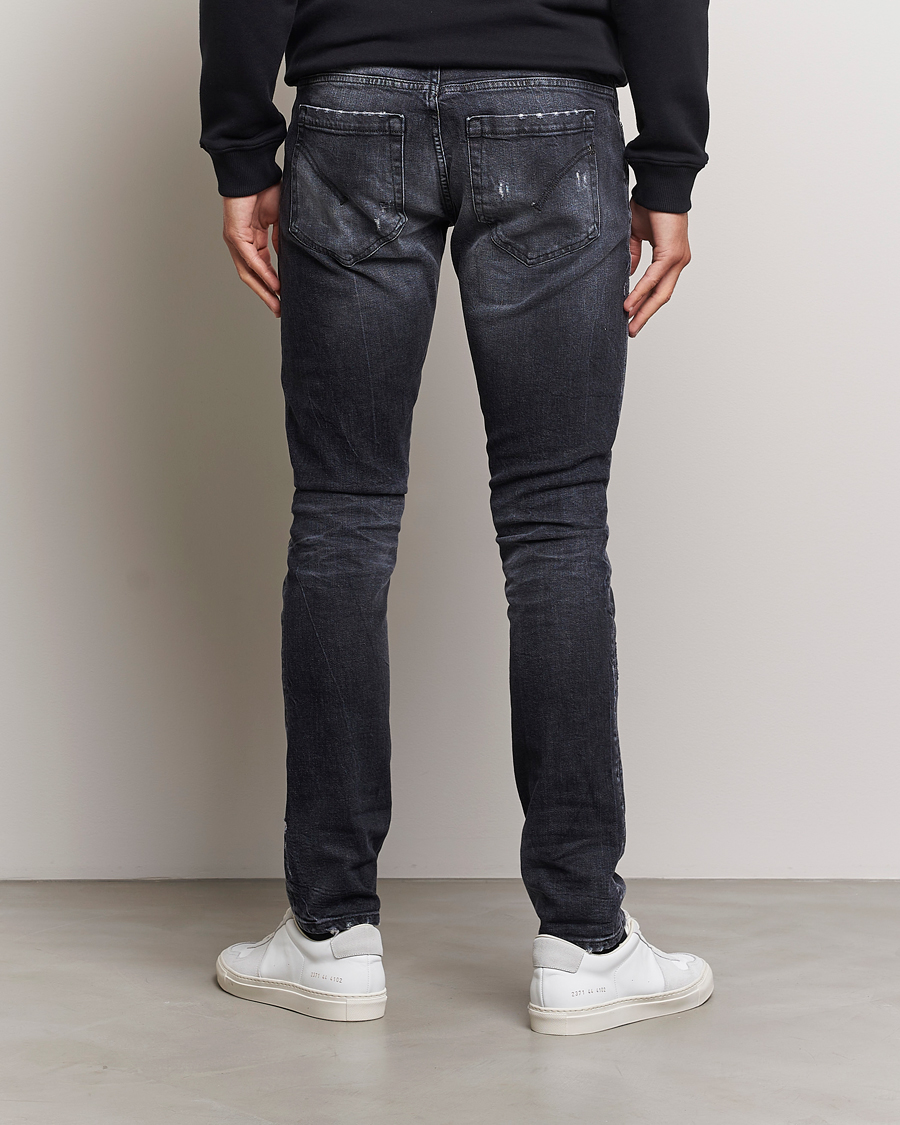 Men | Jeans | Dondup | George Destroyed Jeans Vintage Black