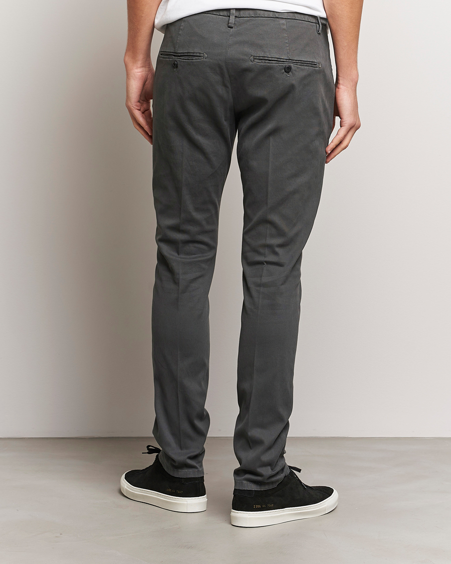 Men | Trousers | Dondup | Gaubert Chinos Dark Grey