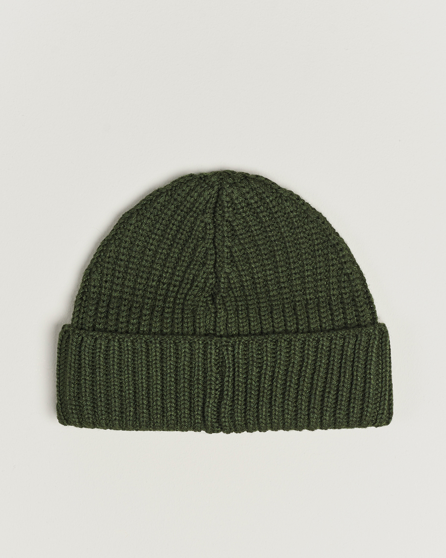 Men | Dondup Ribbed Beanie Olive Green | Dondup | Ribbed Beanie Olive Green