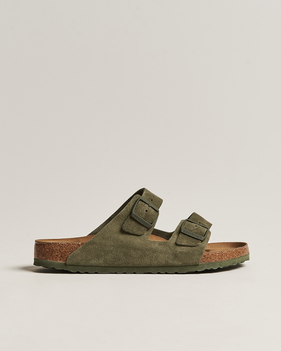 Men | BIRKENSTOCK Arizona Classic Footbed Thyme Suede | BIRKENSTOCK | Arizona Classic Footbed Thyme Suede
