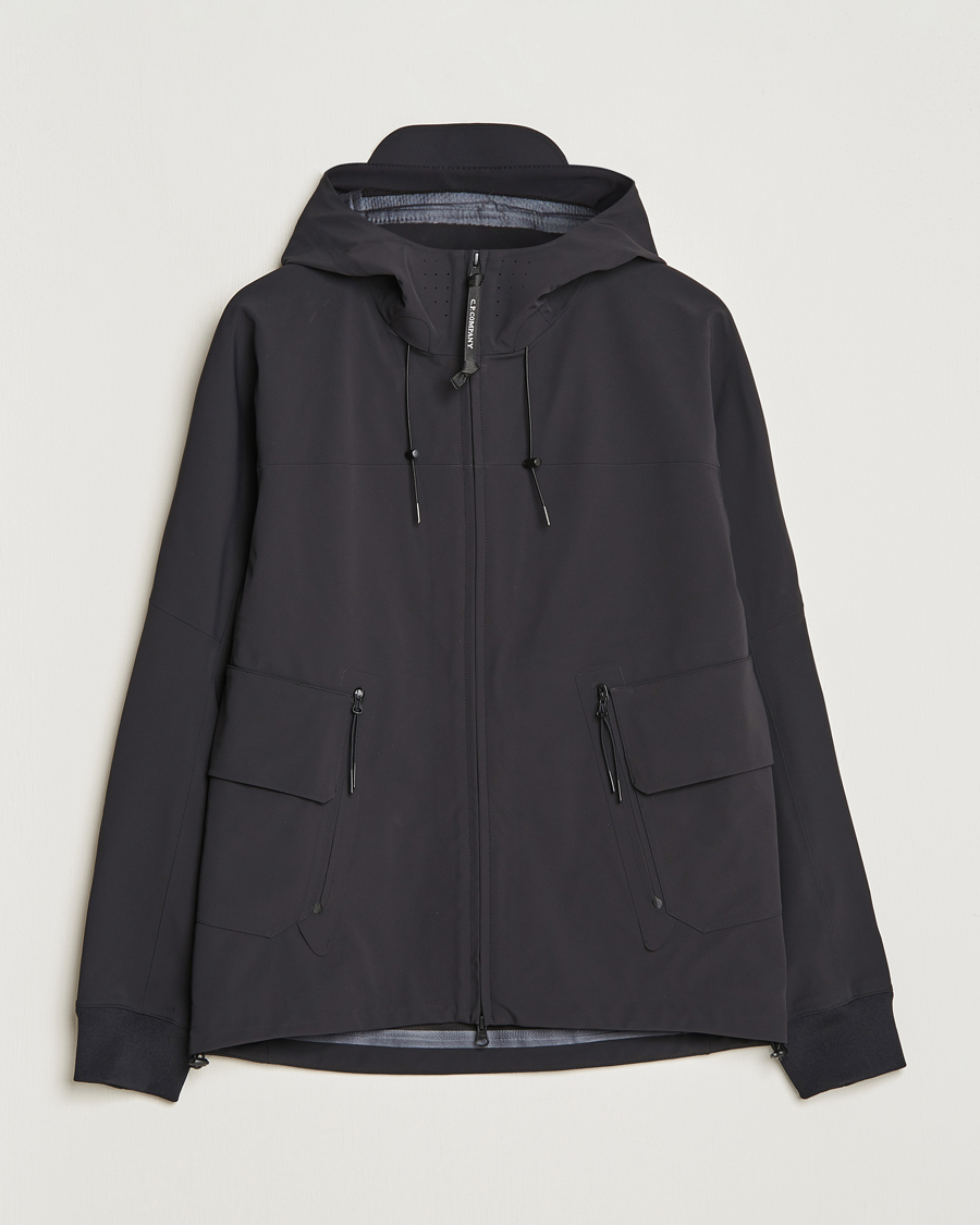 C.P. Company Metropolis Metroshell Hooded Jacket Black at