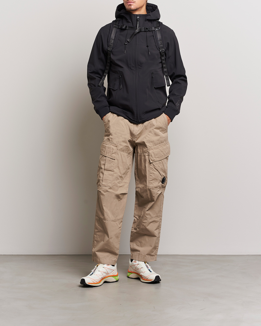 Men | Coats & Jackets | C.P. Company | Metropolis Metroshell Hooded Jacket Black