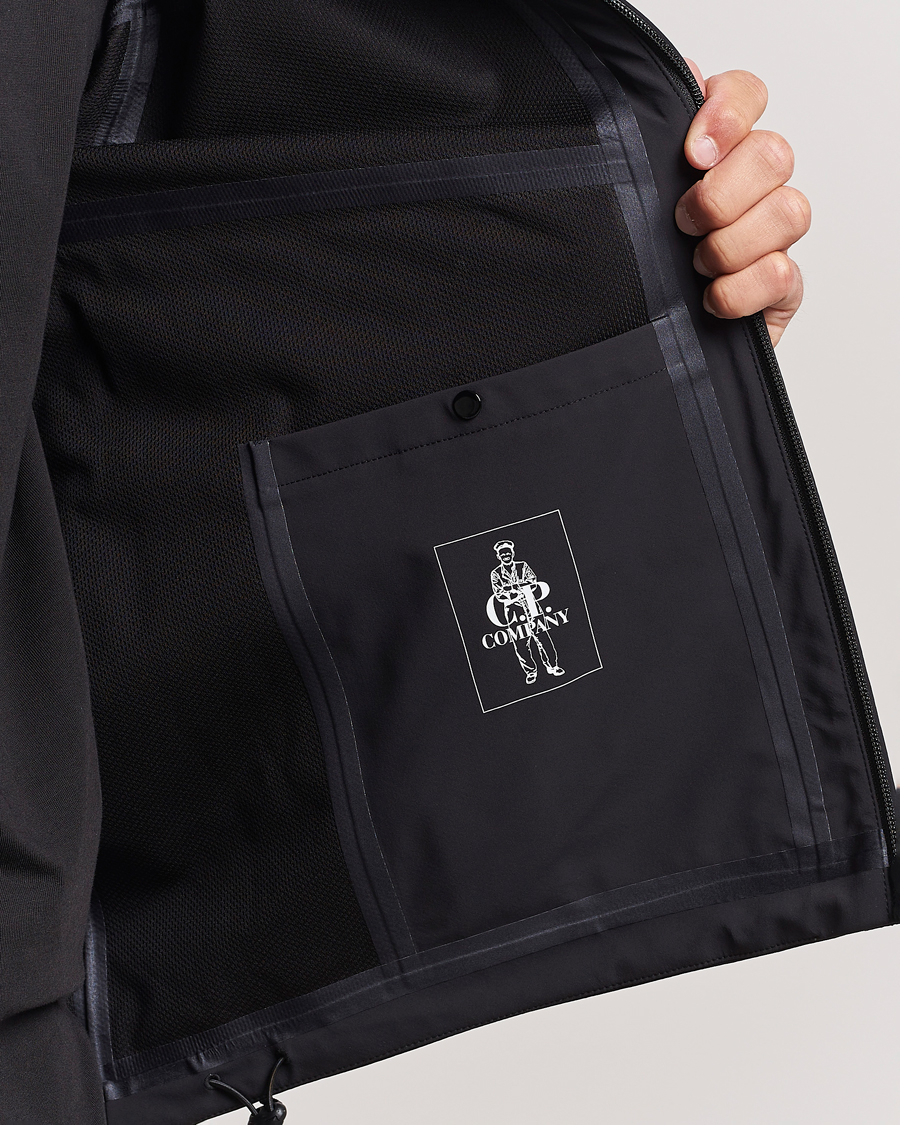 Men | Coats & Jackets | C.P. Company | Metropolis Metroshell Hooded Jacket Black