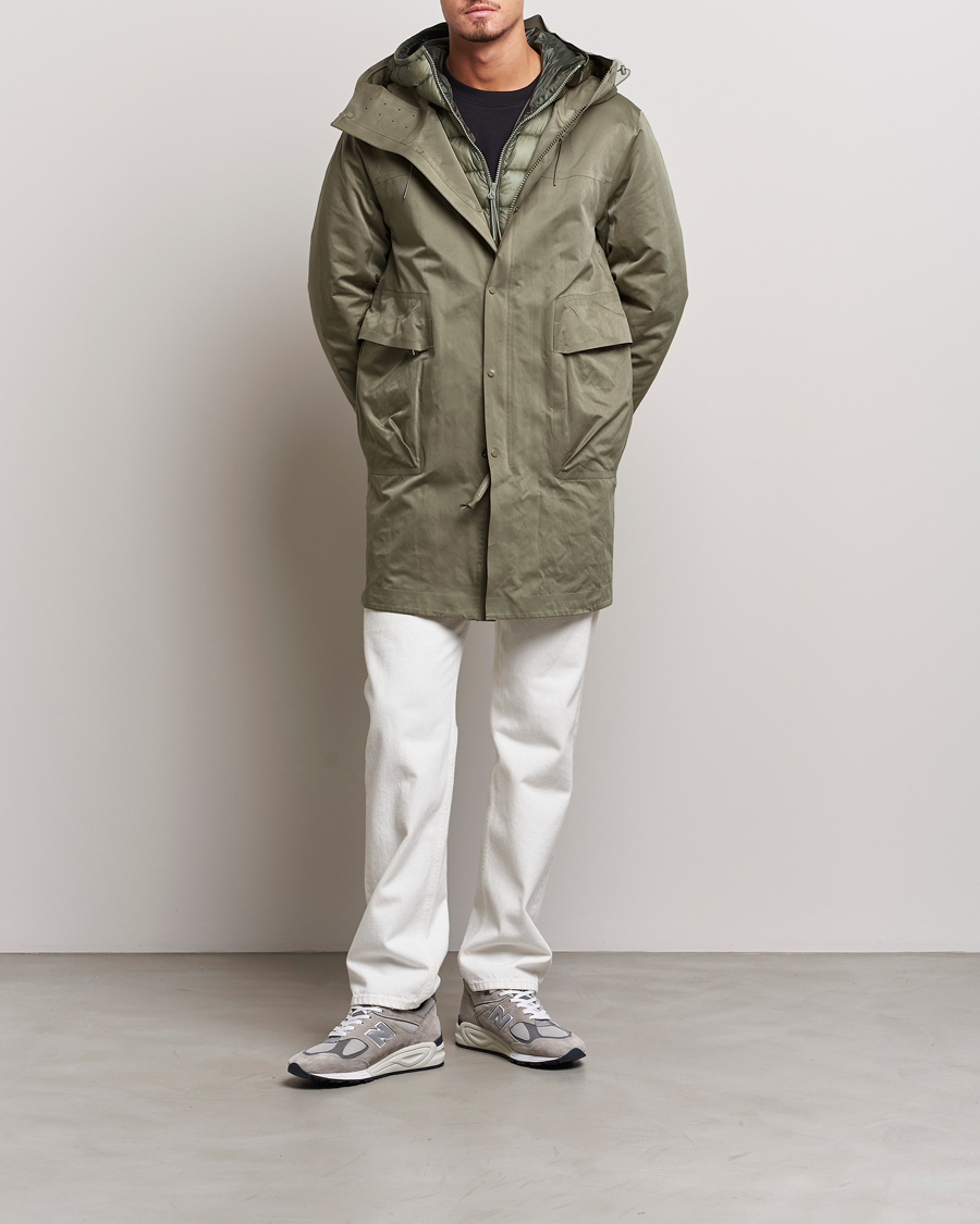 Men | Coats & Jackets | C.P. Company | Metropolis A.A.C. Two in One Down Parka Olive