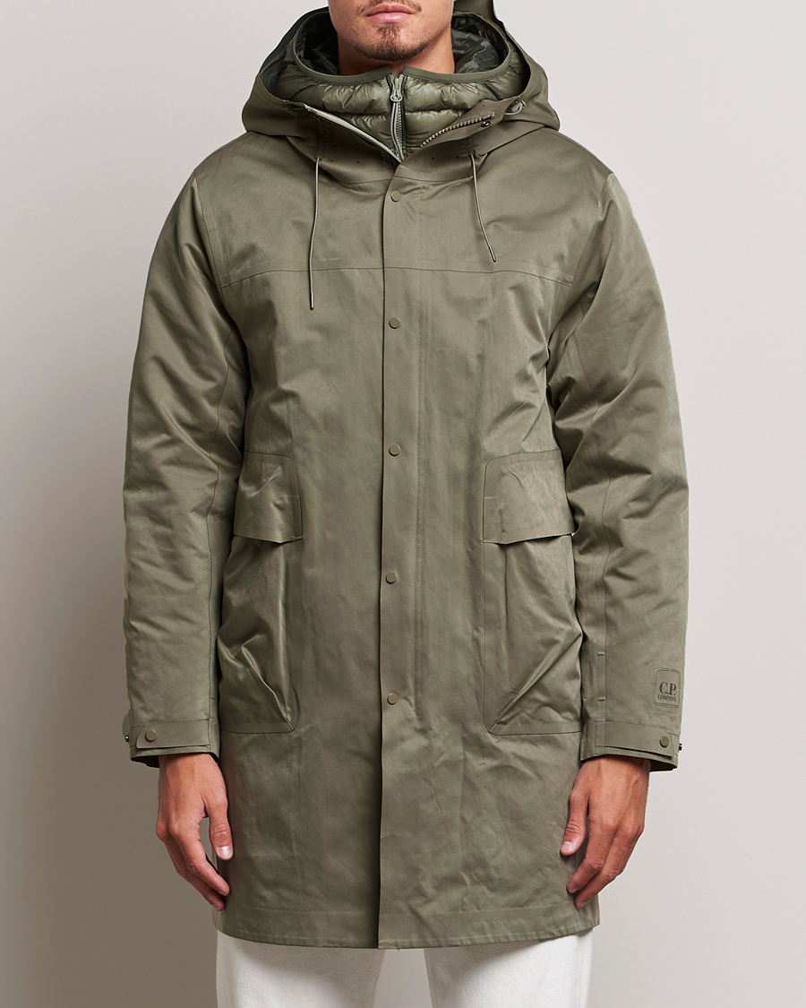 Men | Contemporary jackets | C.P. Company | Metropolis A.A.C. Two in One Down Parka Olive