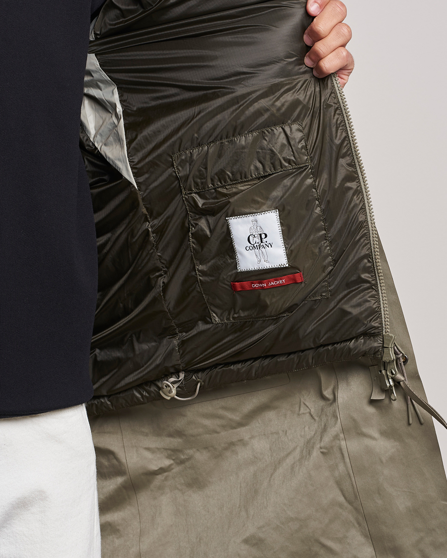 Men | Coats & Jackets | C.P. Company | Metropolis A.A.C. Two in One Down Parka Olive