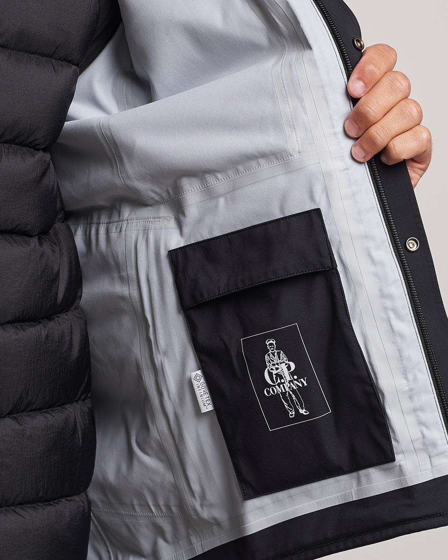 Men | Coats & Jackets | C.P. Company | Metropolis Two in One Padded GORE-TEX Jacket Black