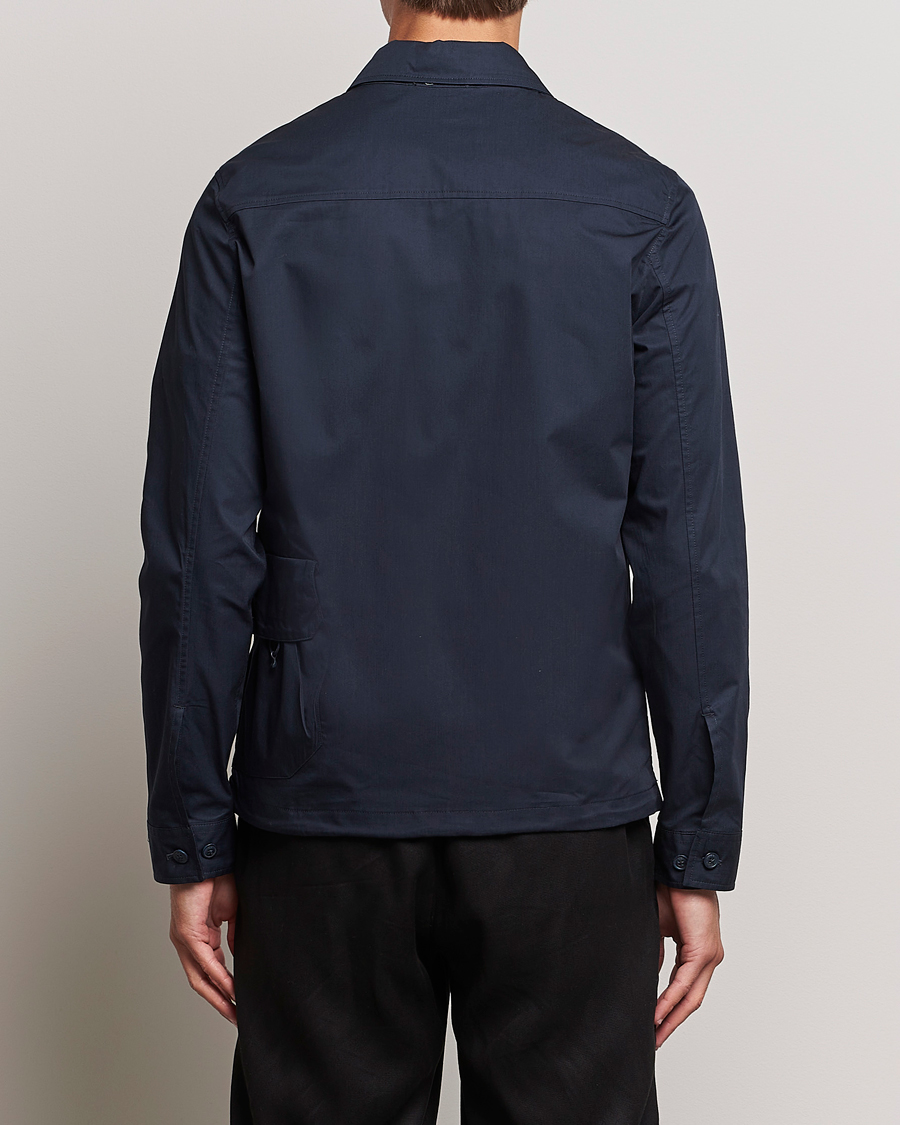Men | Shirts | C.P. Company | Metropolis Gabardine PD Overshirt Navy