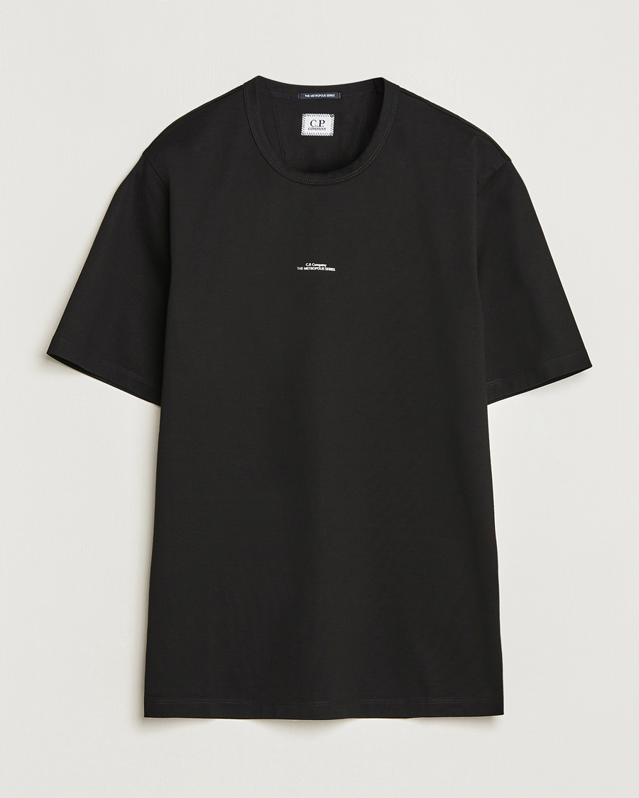 Men |  | C.P. Company | Metropolis Mercerized Jersey T-Shirts Black