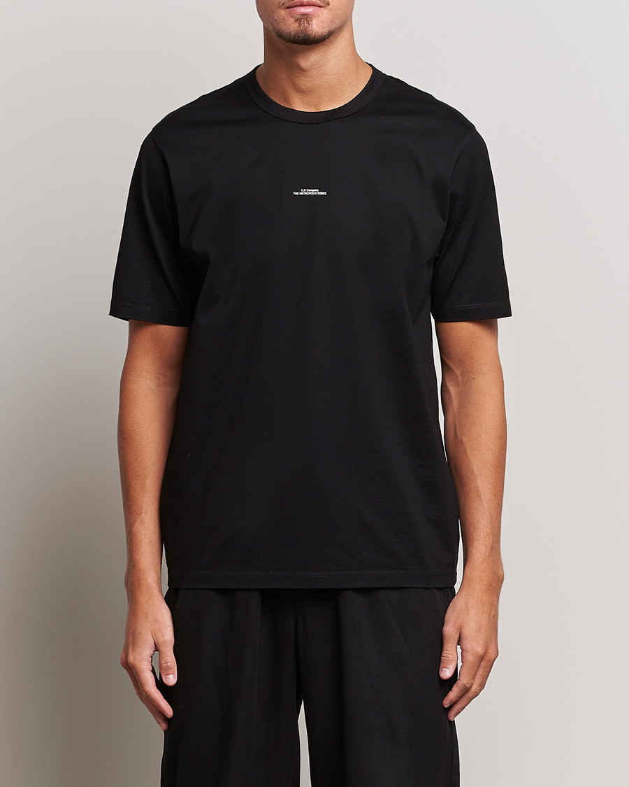 Men | C.P. Company | C.P. Company | Metropolis Mercerized Jersey T-Shirts Black
