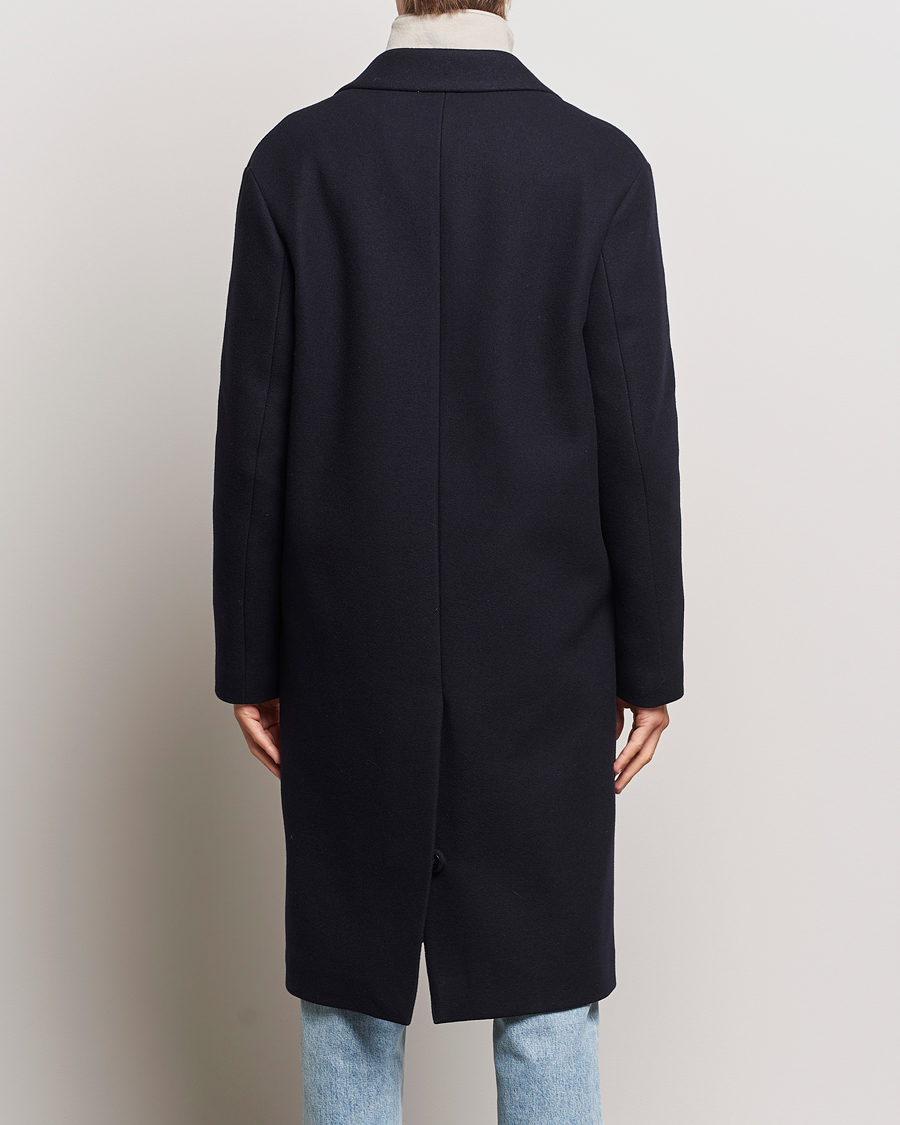 Men | Coats & Jackets | Filippa K | London Wool Coat Navy