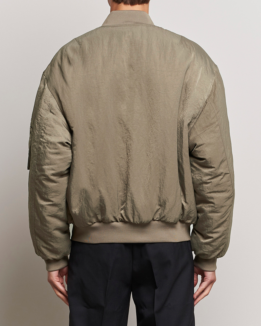 Men | Coats & Jackets | Filippa K | Crinkled Bomber Jacket Nougat