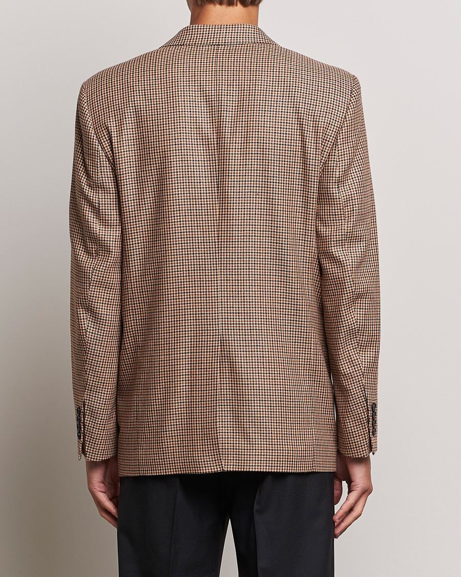 Men | Blazers | Filippa K | Wool Checked Blazer Beige/Brown