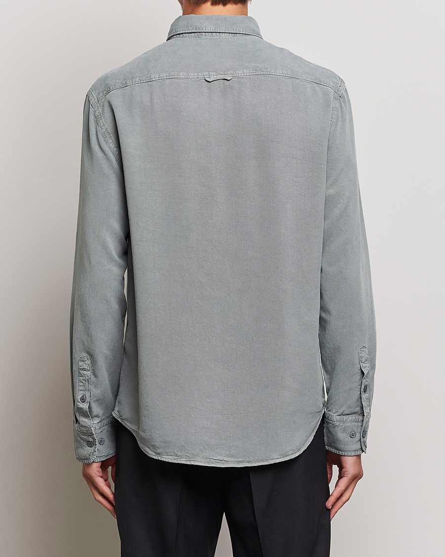 Men | Shirts | Filippa K | Zachary Tencel Shirt Smoke Green