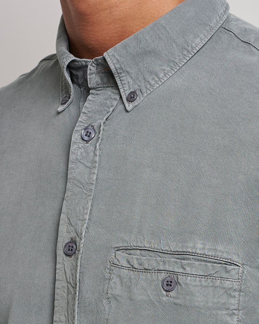 Men | Shirts | Filippa K | Zachary Tencel Shirt Smoke Green