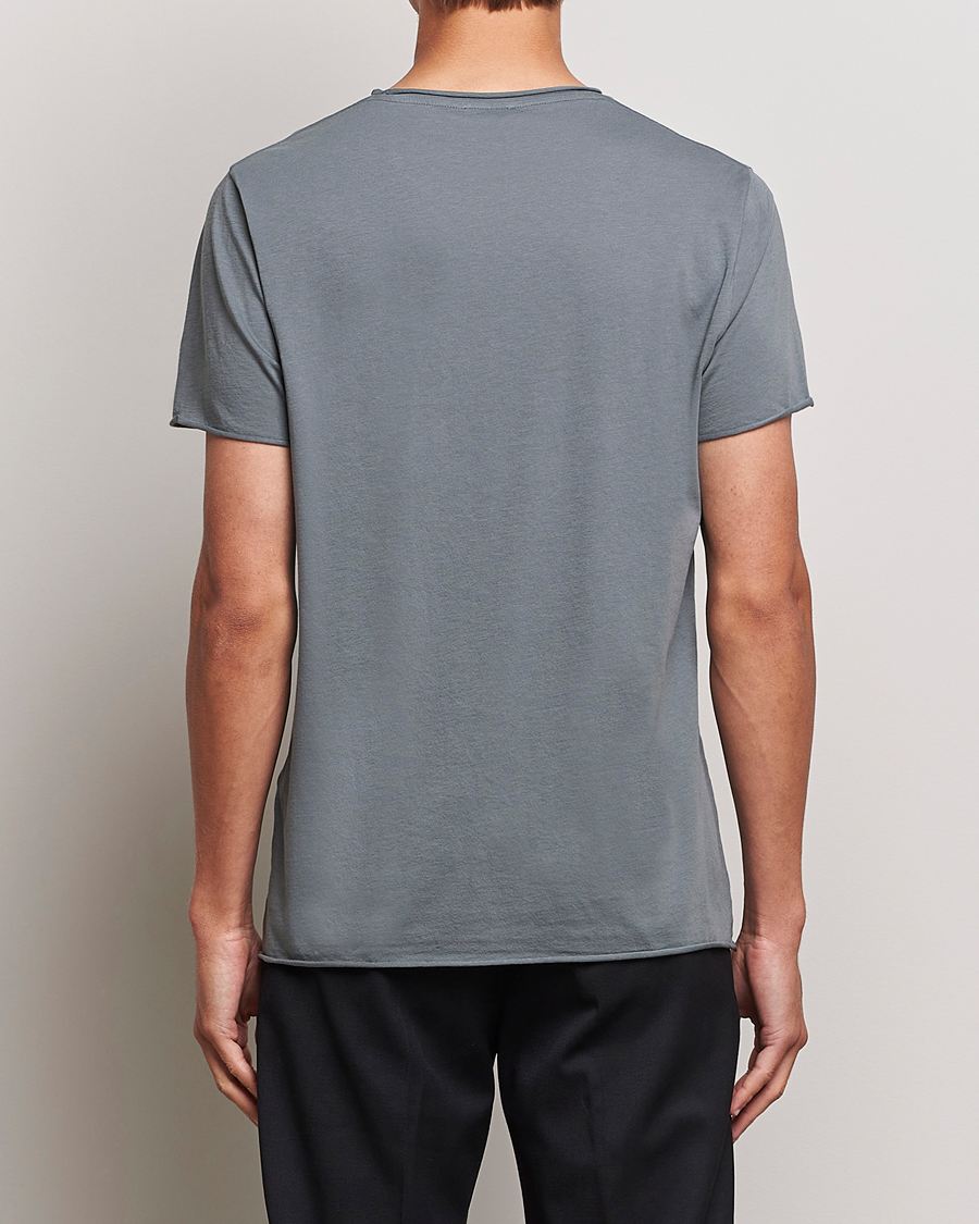 Men | T-Shirts | Filippa K | Roll Neck T-Shirt Smoke Green