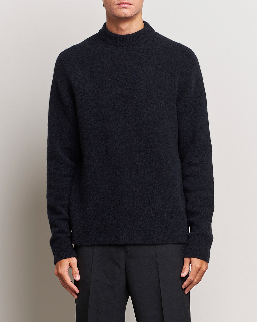 Men | Filippa K | Filippa K | Johannes Yak Knitted Sweater Dark Navy