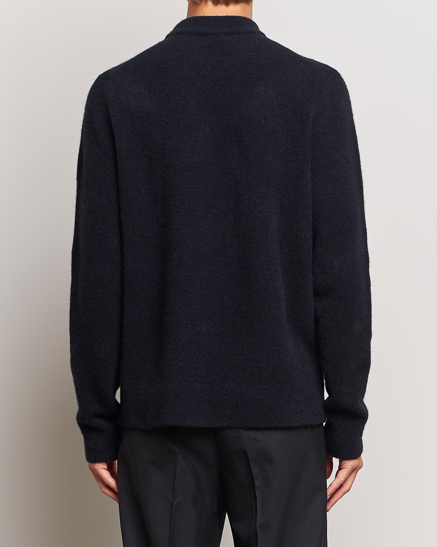 Men | Sweaters & Knitwear | Filippa K | Johannes Yak Knitted Sweater Dark Navy