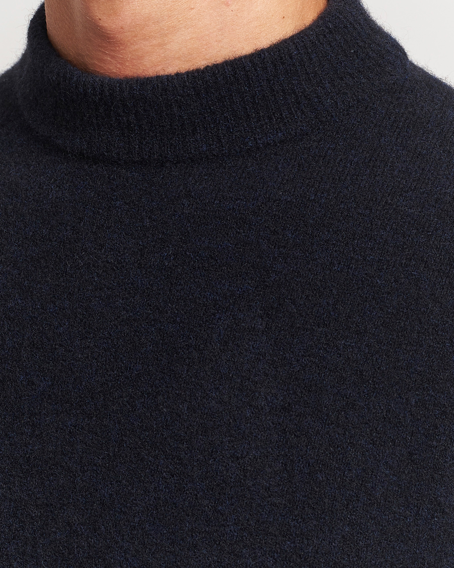 Men | Sweaters & Knitwear | Filippa K | Johannes Yak Knitted Sweater Dark Navy