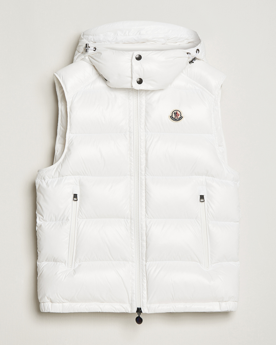 Men | Coats & Jackets | Moncler | Bormes Vest White