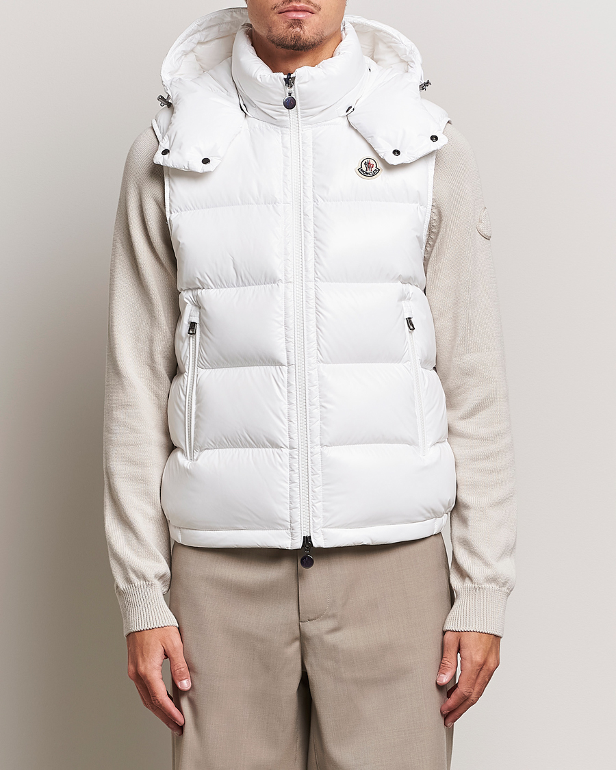 Men | Coats & Jackets | Moncler | Bormes Vest White