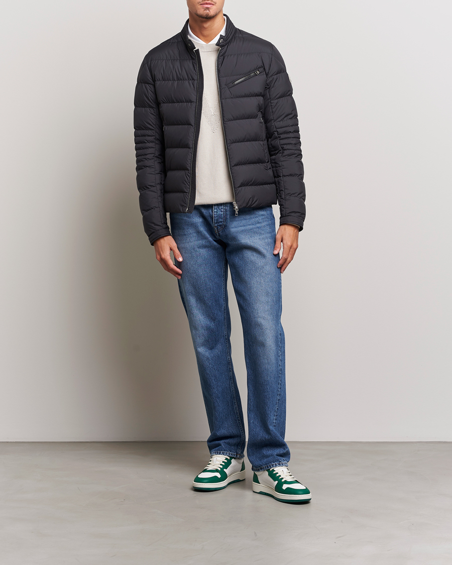 Men | Coats & Jackets | Moncler | Authie Biker Jacket Black