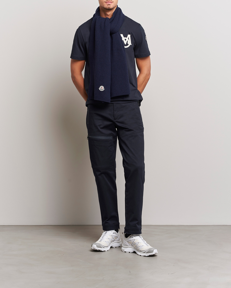 Men | Trousers | Moncler | Technical Zip Trousers Navy